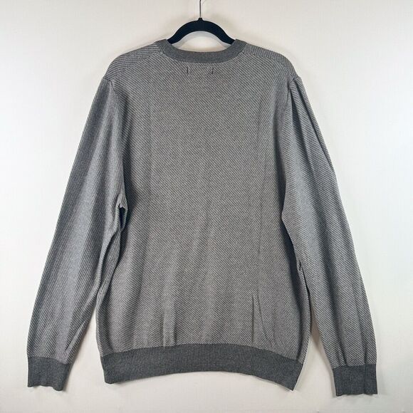Frederik Anderson Copenhagen Men Sweater Gray Crewneck Pullover Jumper Casual XL - Picture 2 of 9
